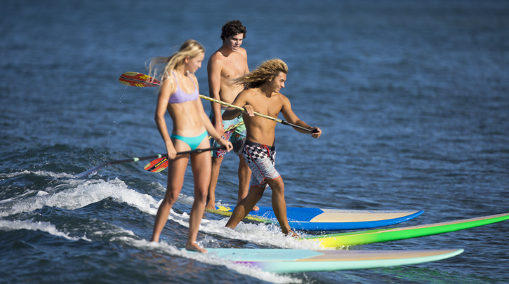 Naish SUP 2018 Alana GTW, Naish Mana, Naish Nalu action