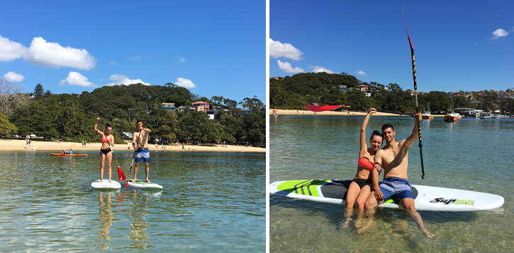 Balmoral Stand Up paddle board school Couple-725